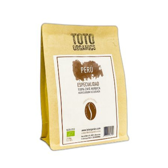 Café Perú Gra 250g Toto Organics ECO - Cafè i infusions