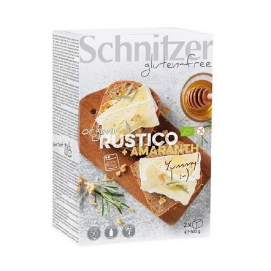 Rustic Amaranth 500gr Gluten-Free Bread Schnitzer ECO - Bakery