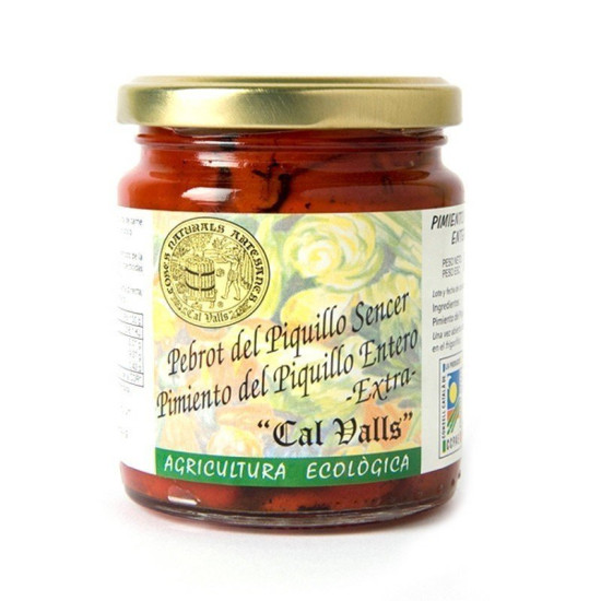 Pebrot Piquillo Senser Extra 215gr Cal valls ECO - Conserves