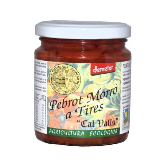 Pebrot Piquillo Tires 185 gr Cal Vall ECO - Conserves