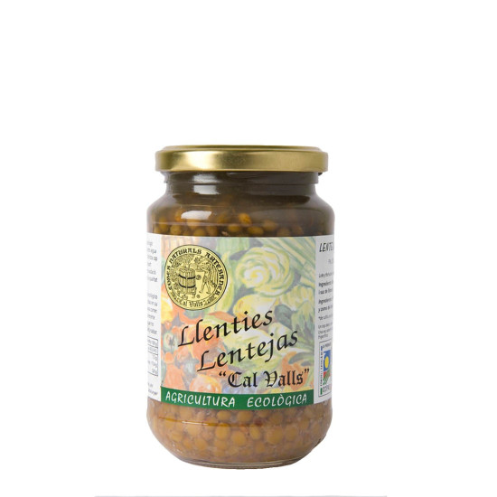 Cooked lentils 350g Cal Valls ECO - Legumes