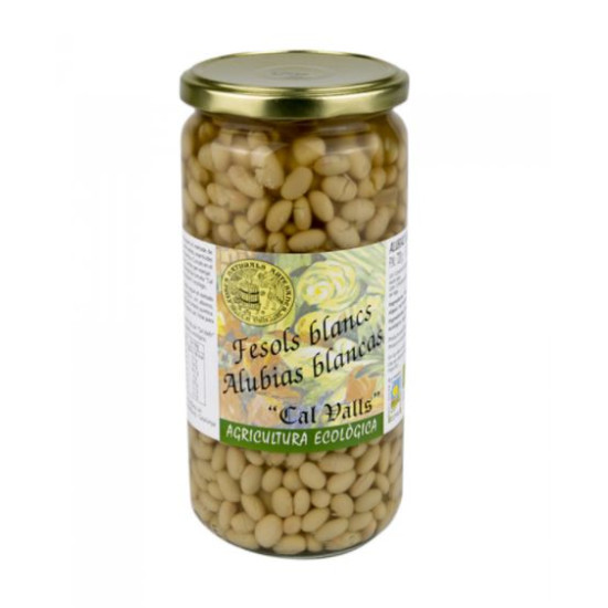 Mongetes blanques cuites 720gr Cal Valls ECO - Llegums