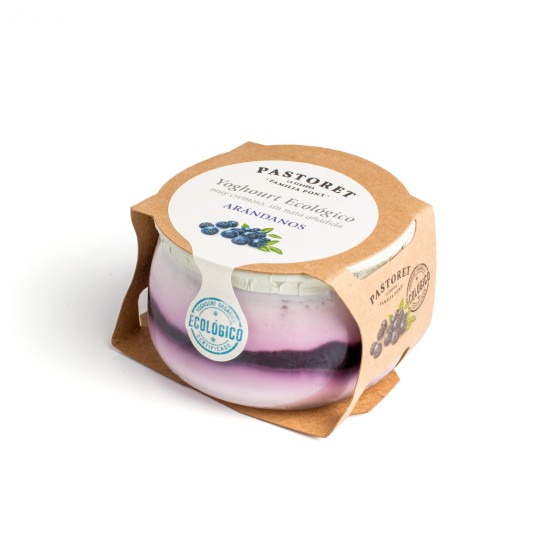 Pastoret Yogur Arándanos vaso de cristal 135gr ECO - Yogurt