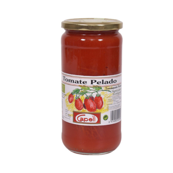 Salsa Tomate entière pelée 660g Capell ECO - Sauces