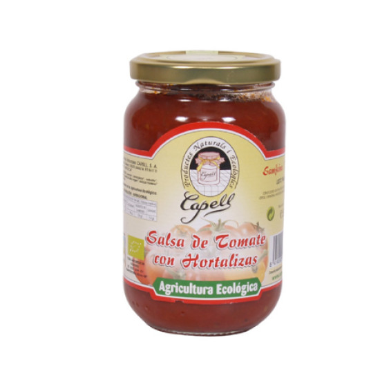 Salsa Tomate Hortalizas 350gr Capell ECO - Salsas