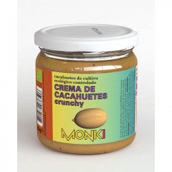 Crema de Cacahuete Crunchy 330gr Monki ECO