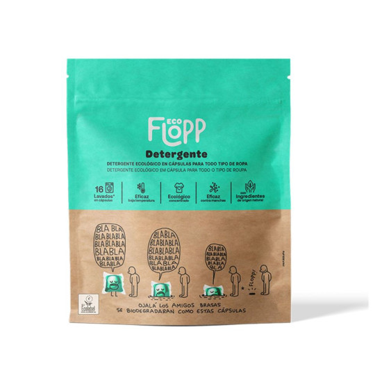 Laundry detergent in capsules (16 units) Flopp - Home Care