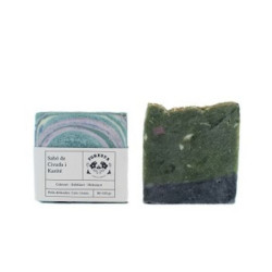 Jabón sólido de manos y de cuerpo (avería y karité) (100gr) Foresta