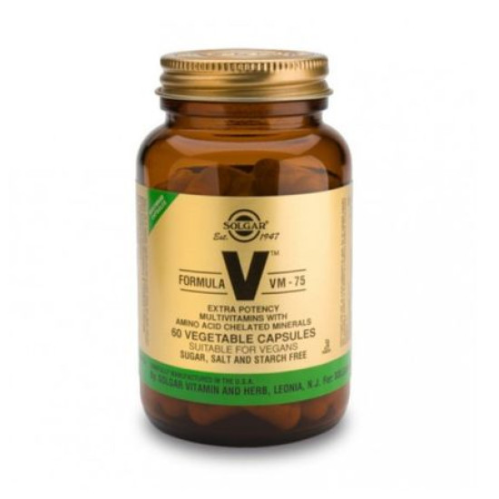 Formula VM-75 Multivitamins 30 Caps Solgar - Vitamins and minerals