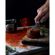 Queso Vegano Pimienta Rojo, Semicurado Dulce y Ahumado 200gr Veggiekarma ECO