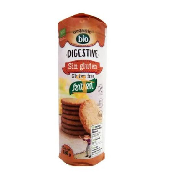 Biscuits Digestifs Sans Gluten 1p 180 g Santiveri ECO - Biscuits