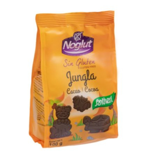 Biscuits Jungle Cacao Sans Gluten 100 g Santiveri ECO - Biscuits