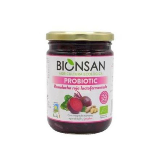 Betterave lacto-fermentée au gingembre 420gr Bionsan ECO - Superfoods
