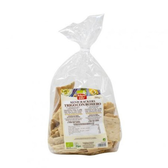Mini wheat crackers with rosemary 250gr LaFinestraSulCielo ECO - Bakery