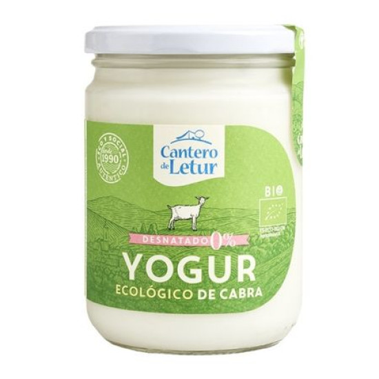 Yogur de Cabra Desnatado 420g Cantero de Letur ECO - Yogurt
