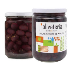 Aceitunas Negras de Aragón 435gr Olivateria ECO