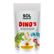 Biscuits à l'avoine et aux fruits Dino 90 g SOLnatural ECO
