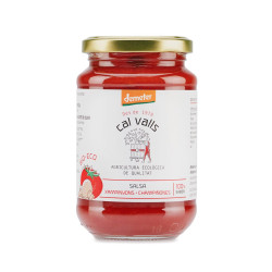 Salsa de Tomate con Aceitunas Verdes 350gr Demeter Calvalls ECO