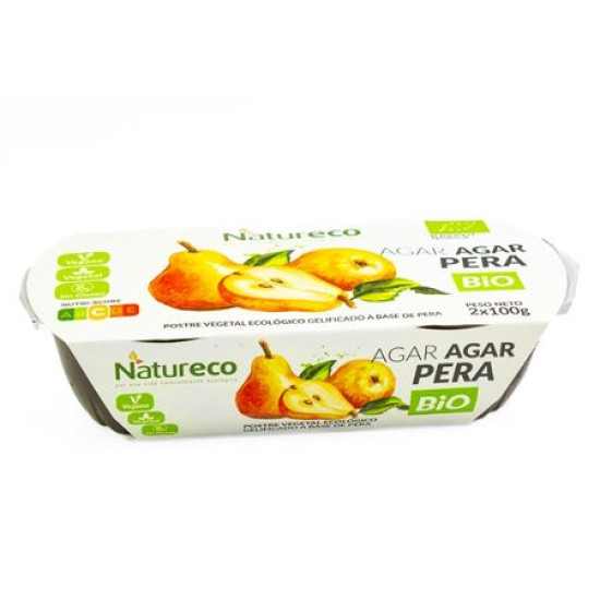 Gelatina Agar pera 2x100gr Natureco ECO - Yaourt
