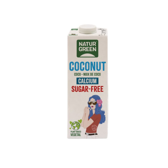Bebida de Coco Sin Azucar amb Calci 1 L NaturGreen - Bebidas Vegetales