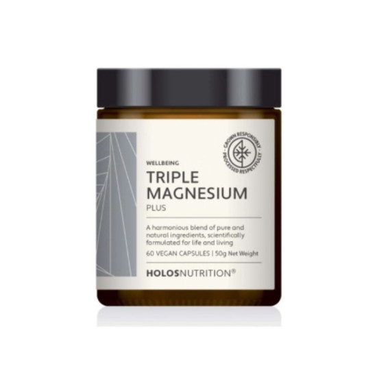 Triple Magnesium Plus 60 Càpsules Veganes Holos Nutrition - Vitamines i minerals