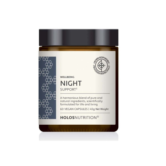 Holos Nutrition Night Support 60 capsules végétaliennes - Système nerveux