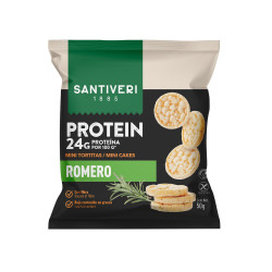 Mini Tortitas Protein Rosemary 50g Santiveri ECO