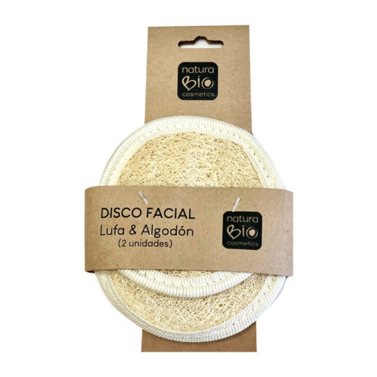 Disc facial lufa algodon 2 ud Naturaspa - Higiene