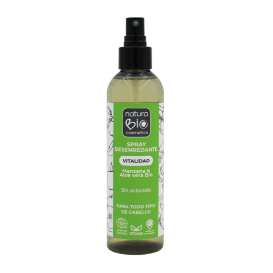 Spray Desenredante Vitalidad Aloe Manzana 200ml NaturaBio - Cuidado Personal