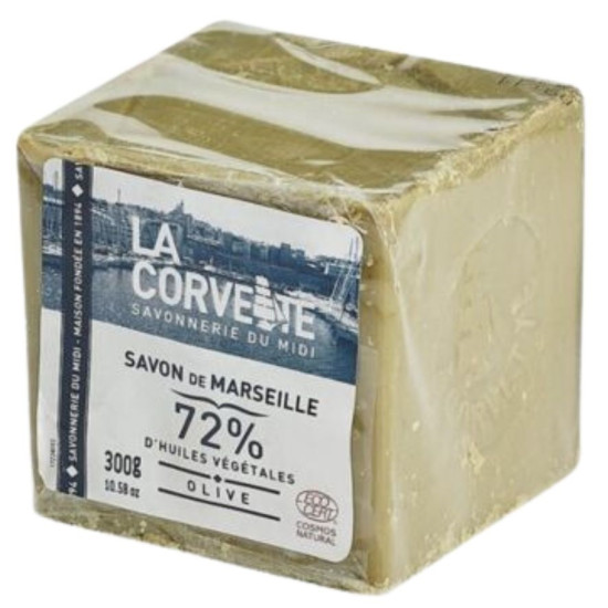 Savon solide Marseille & Olive 300gr La Corvette Eco - Soins Personnels