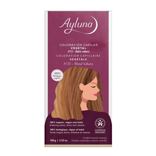 Colorant Capilar N.25 Ros Sahara 100g AyLuna - Cura Personal
