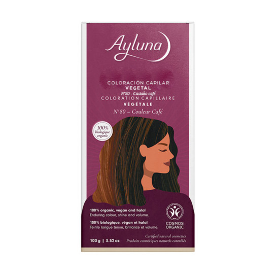 Colorant Capilar N.80 Marró Cafè 100g AyLuna - Cura Personal