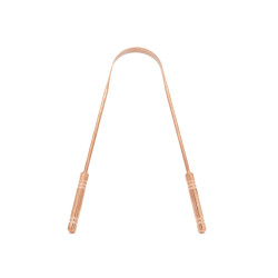 Raspador de lengua de Cobre + bolsa de Algodón Indiaveda