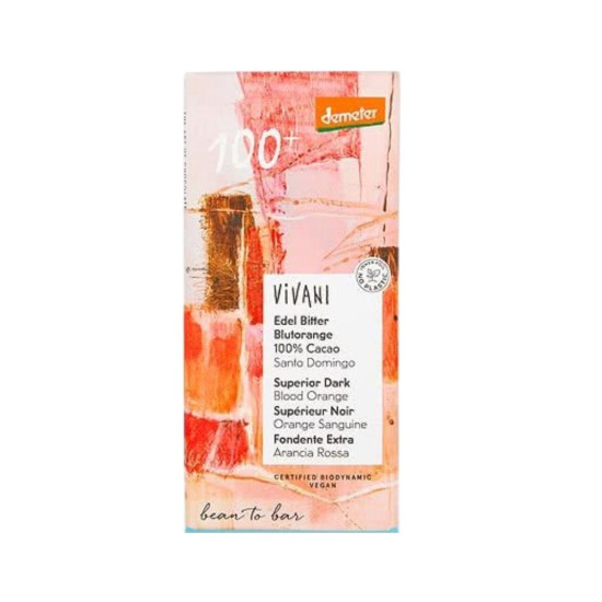 Chocolat Noir 100% Saint Domingue 100gr Vivani ECO - Chocolat et caramels