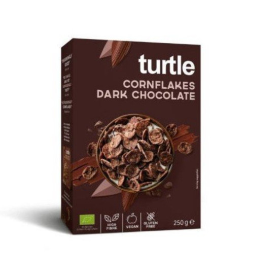 Copos de Maíz con Chocolate Negro Sin Gluten Turtle ECO - Cereales