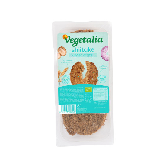 Vegeburger Shiitake 2x70gr Vegetalia ECO - Proteina Vegetal