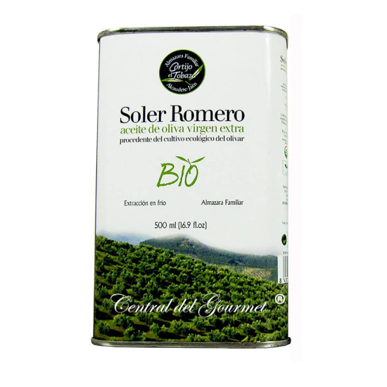 AOVE Picual Lata 500ml Soler Romero ECO - Aceites y vinagres