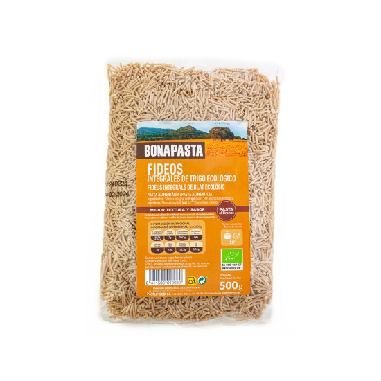Fideo integral de trigo 500gr Bonapasta ECO - Pasta
