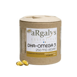 Omega 3-DHA 250 mg 60 Capsules Vegan ARGALYS