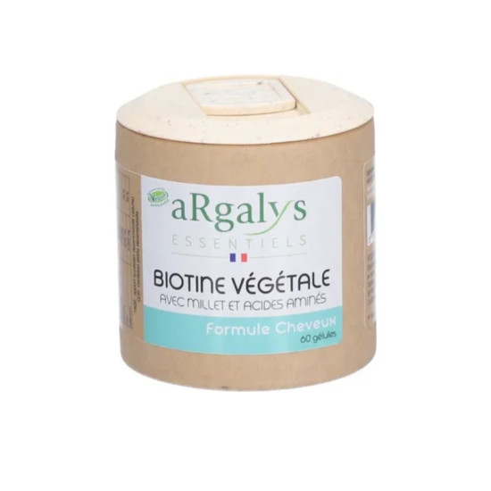 Fórmula Capilar Biotina Vegetal 60 perlas ARGALYS - Pelo piel y uñas