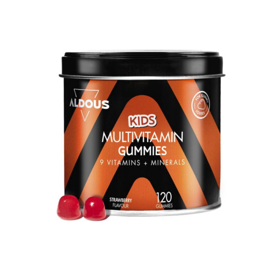 Gummies Multivitamins strawberry flavor 120 Gummies Aldous - Vitamins and minerals