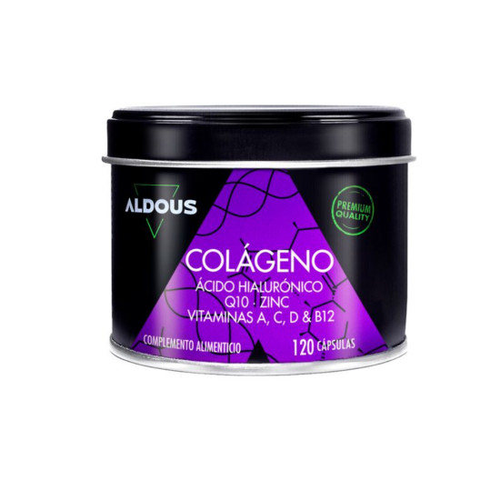 Colágeno Hidrolizado con Ácido Hialurónico 120 cápsulas Aldous. - Colágenos y cartílagos