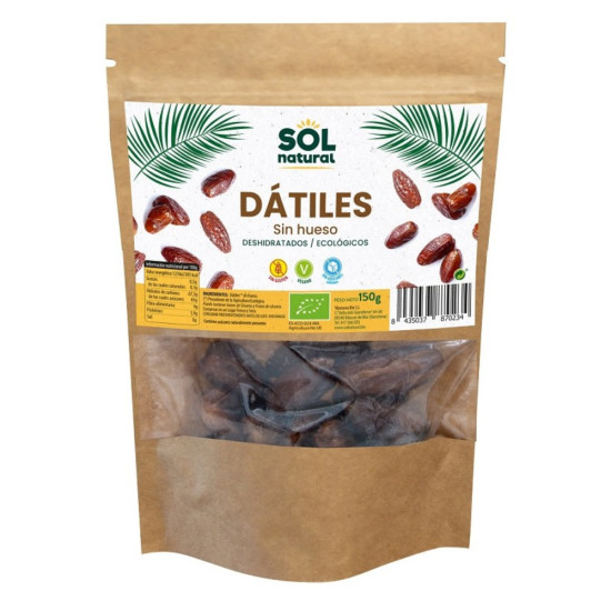 Dátil Sin Hueso Sol Natural 150gr ECO - Frutos secos