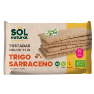 Buckwheat Toasts Gluten Free 150g Sol Natural Organic