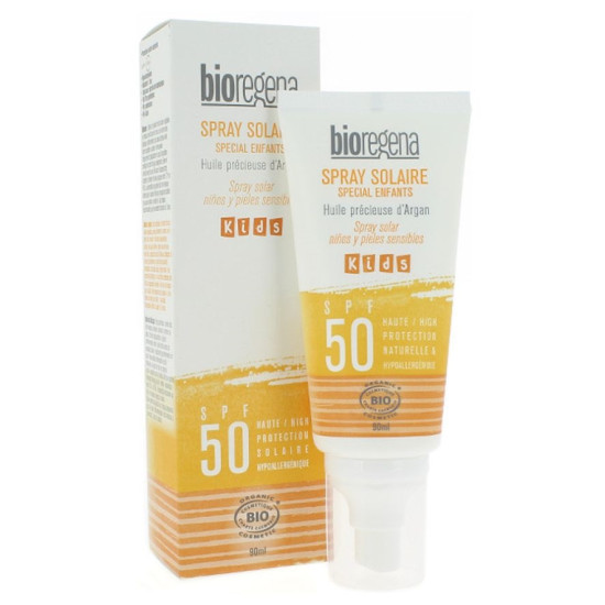 Spray Solar Niños SPF50 Hipoalergénico 90ml BioRegena ECO - Cuidado Personal