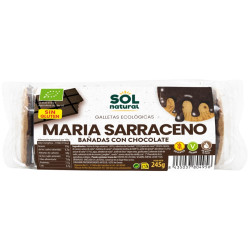 Maria Sarraí Biscuits aux Pépites de Chocolat Sans Gluten 200gr SolNatural ECO