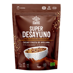 Super Desayuno Cacao y Avellana 360gr Iswari ECO