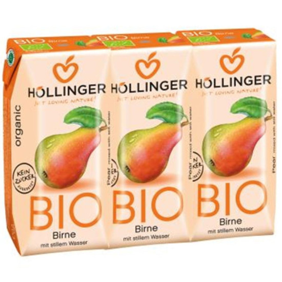 Minibrick Zumo de Raim Rojo 3x200ml Hollinger ECO - Zumos