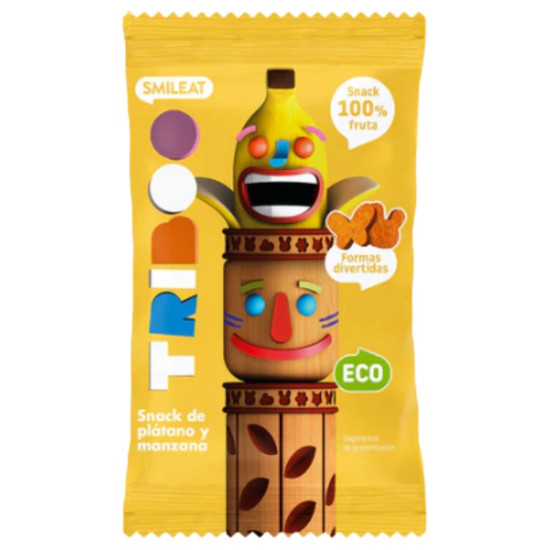 Gominolas de plàtan i poma 25gr Smileat ECO - Infantil