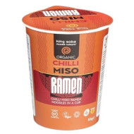 Sopa Ramen de Miso y Chilli King Soba 85g ECO